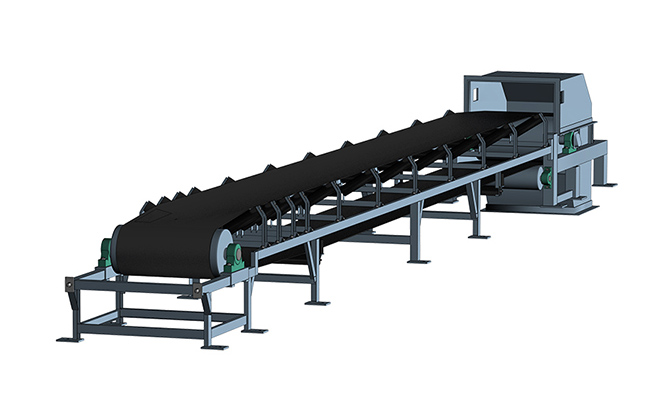 采用了結構緊湊、剛性好、強度高的三角形機架，機架部分、中間架和中間架支